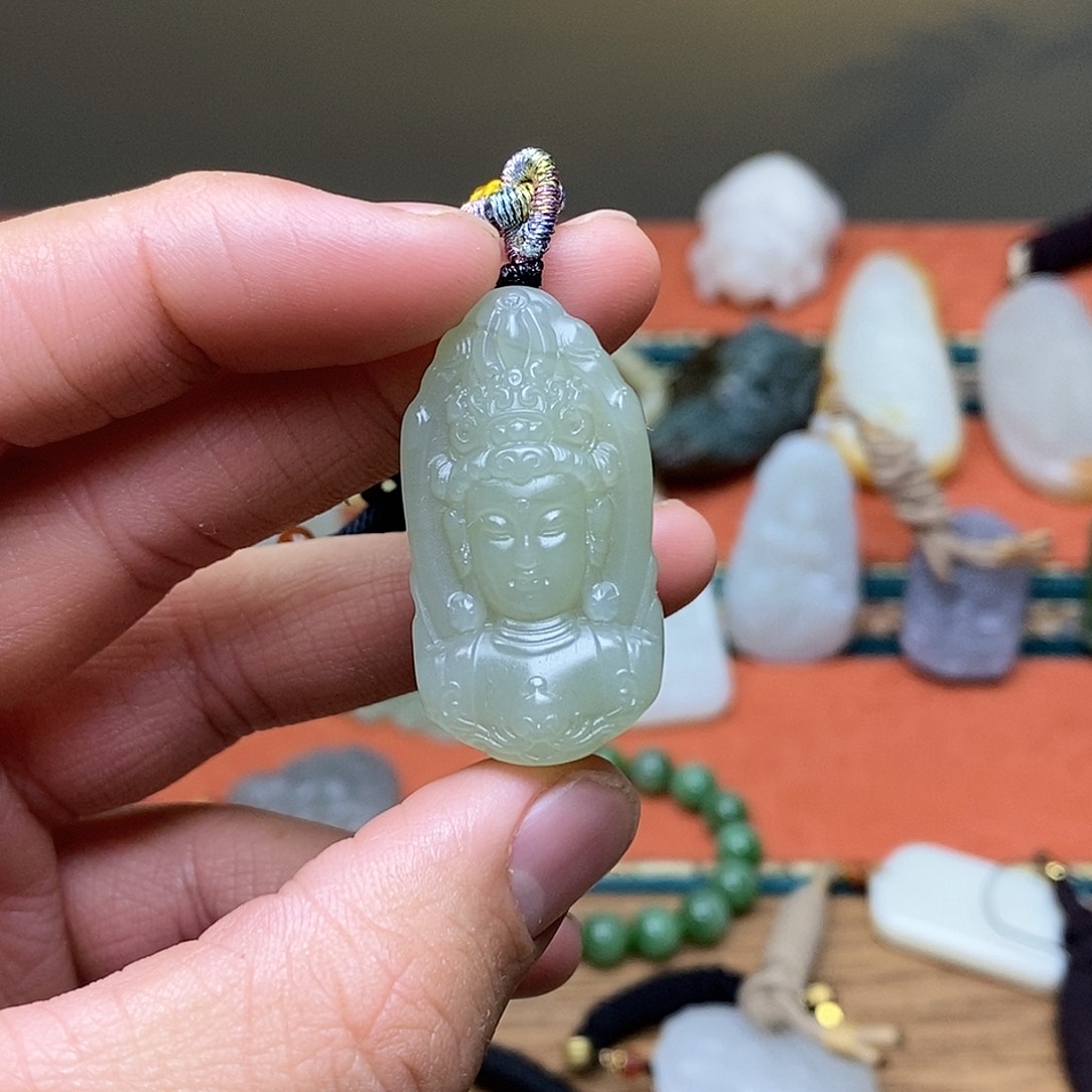 和田玉珠宝半成品未镶嵌