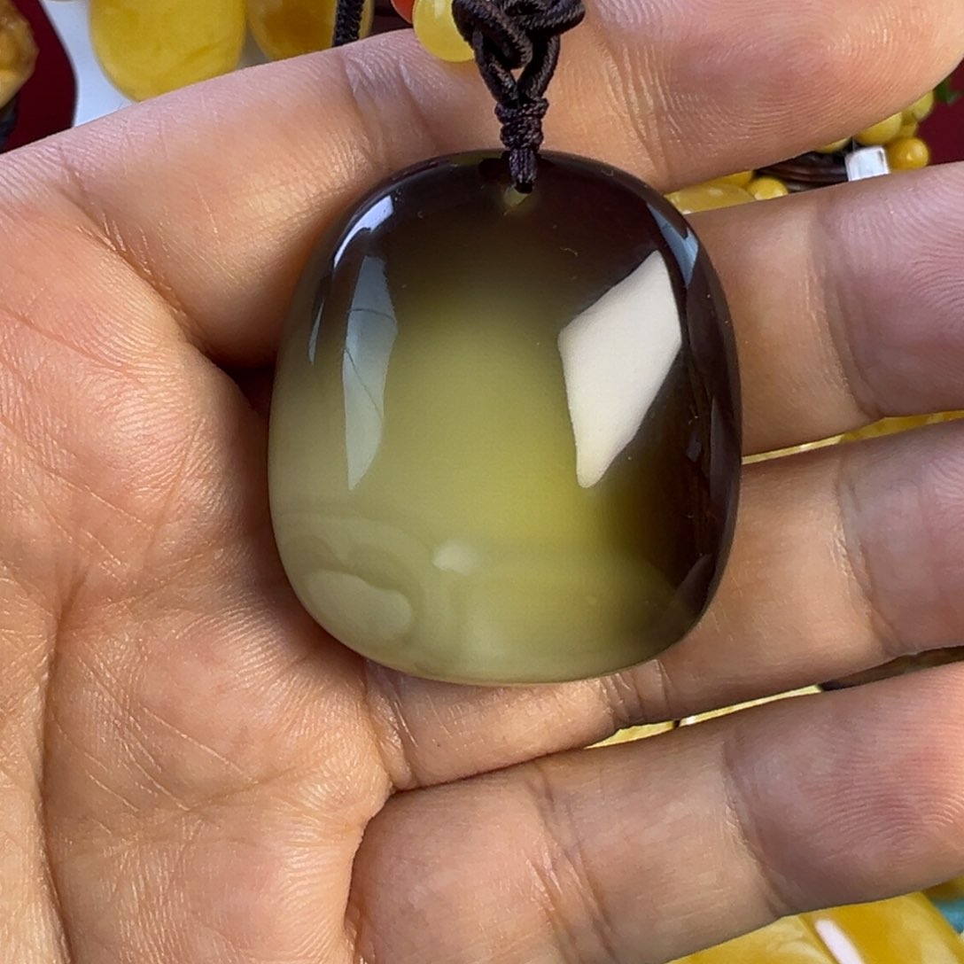 蜜蜡项链未镶嵌苏***然