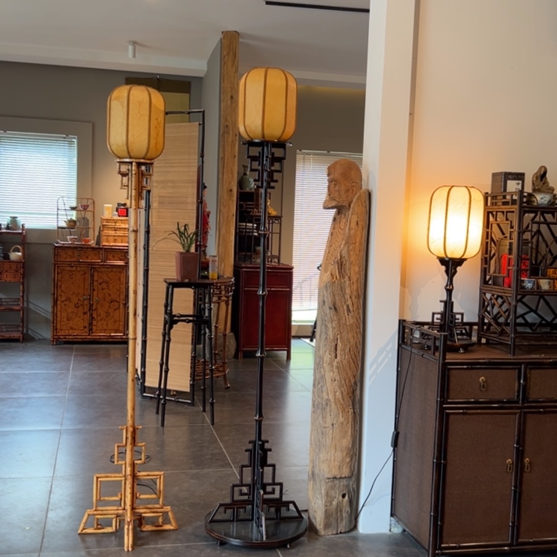 蓝*儿手工制作筇竹宫灯