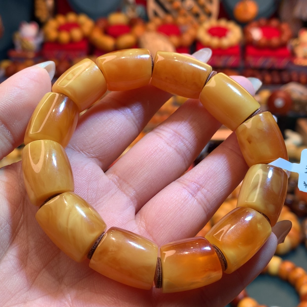 【闪购商品】蜜蜡手串未镶嵌蜜蜡手串