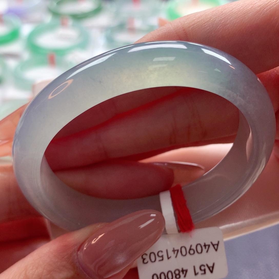 翡翠手镯未镶嵌贵妃（88）14号