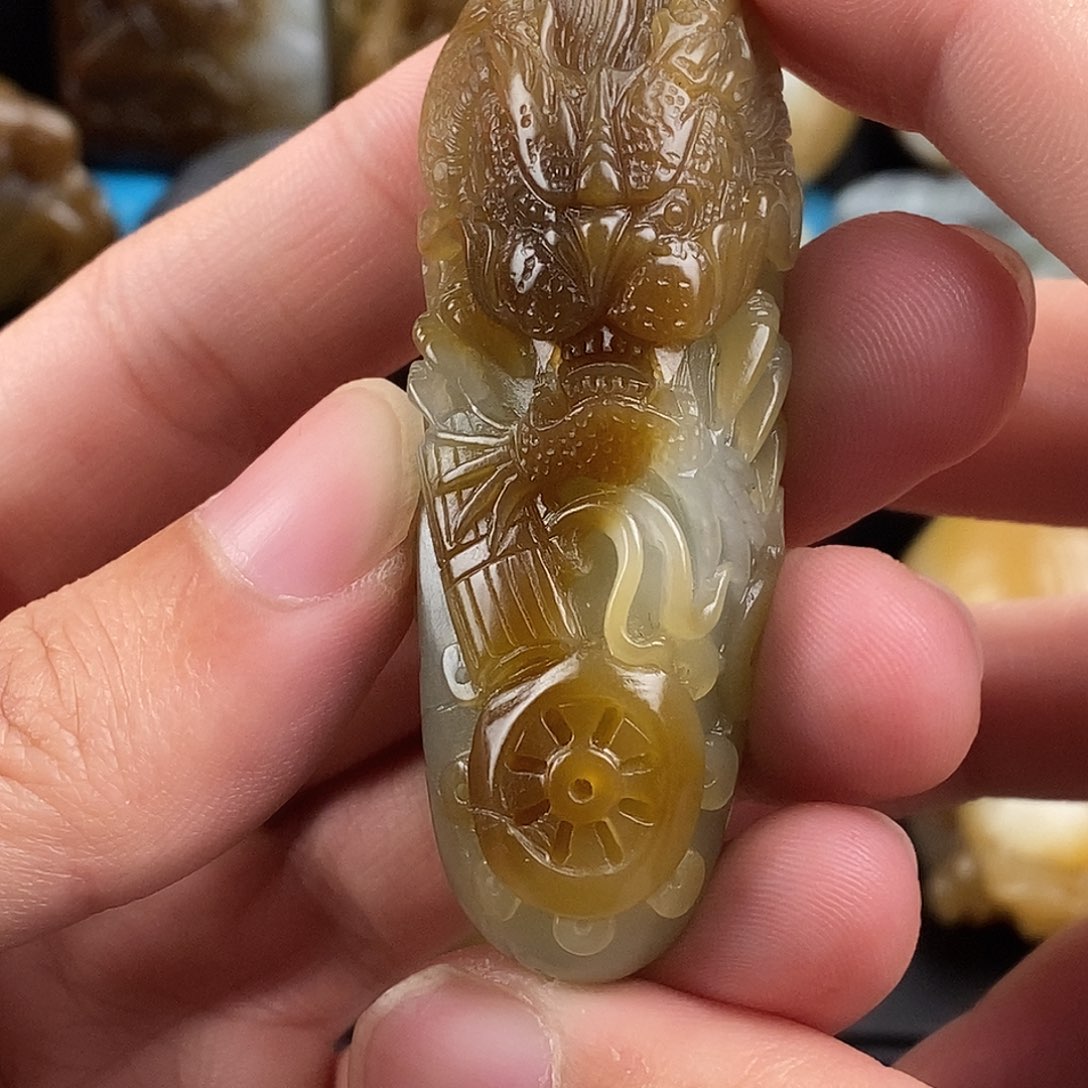 和田玉挂件未镶嵌