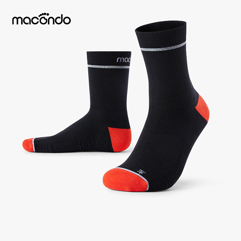 马孔多跑步进阶中筒袜(羊毛款)360°微压立体减震 抗菌 保暖 排汗