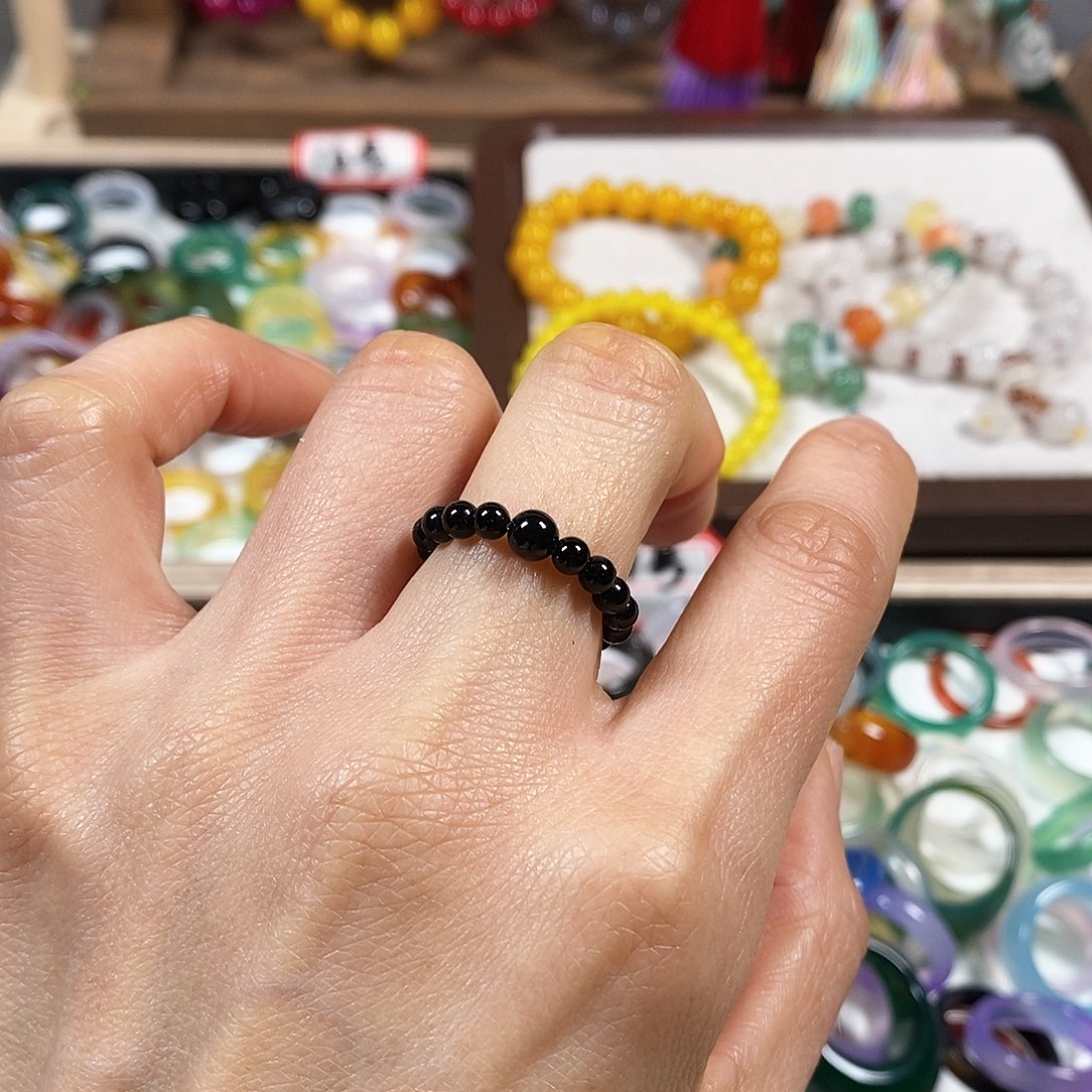 玛瑙/玉髓戒指未镶嵌