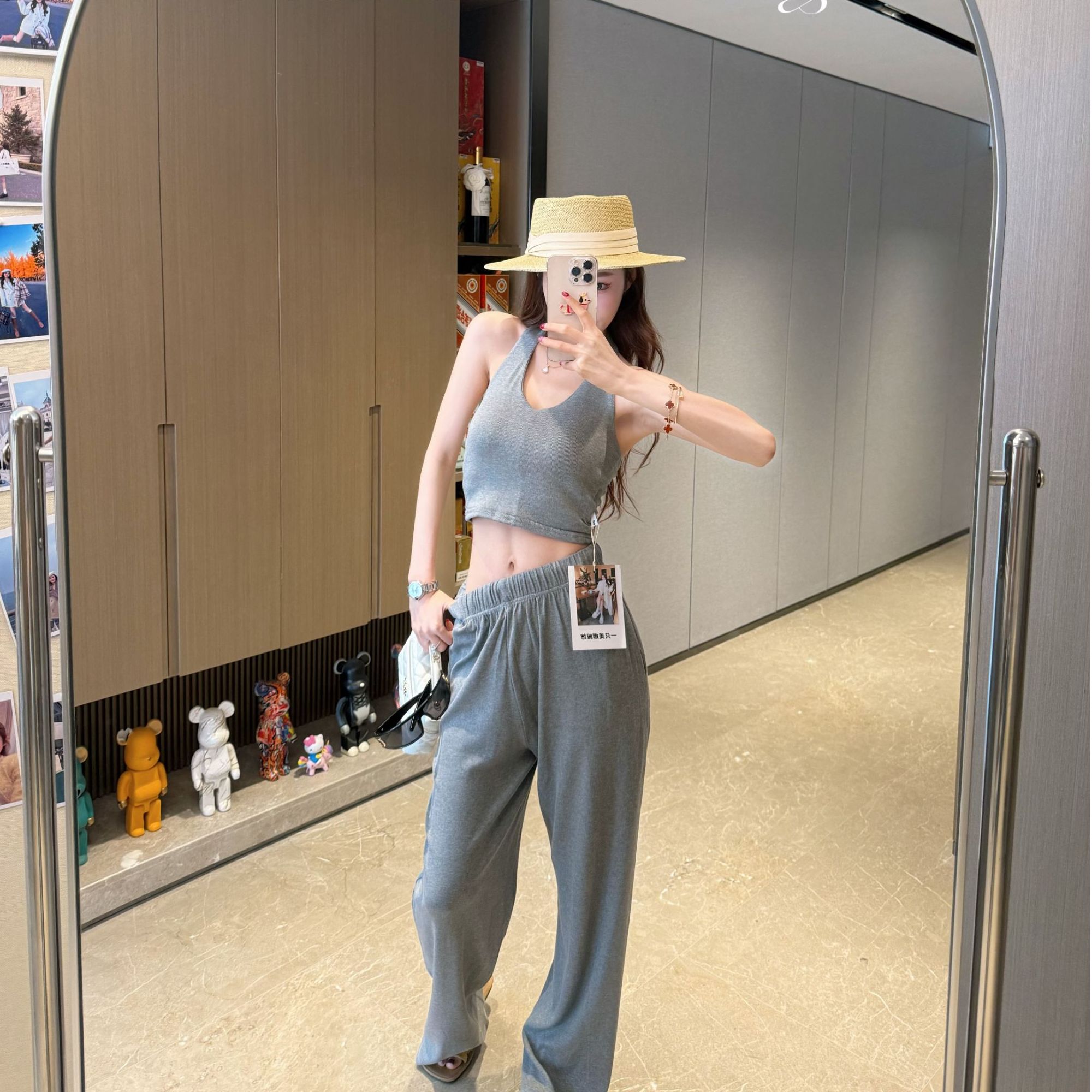 一只美娜【新品辣妹套装】运动辣妹显瘦套装夏季休闲时尚薄款舒适