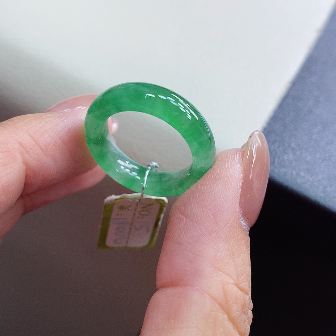 未镶嵌戒指翡翠15号