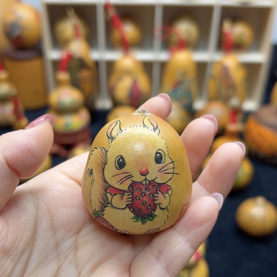 木｡****小松鼠胖墩葫芦