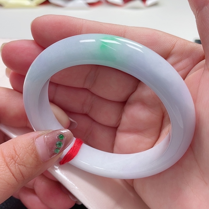 翡翠手镯未镶嵌缅甸翡翠手镯58圈