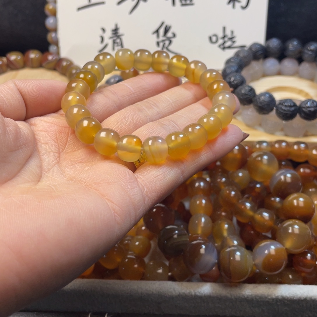 玛瑙/玉髓未镶嵌手链