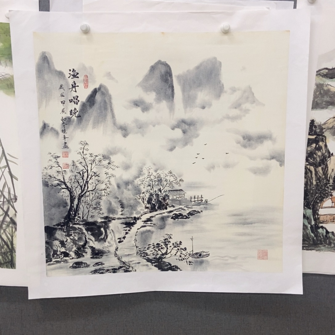 国画手寫手繪作品136