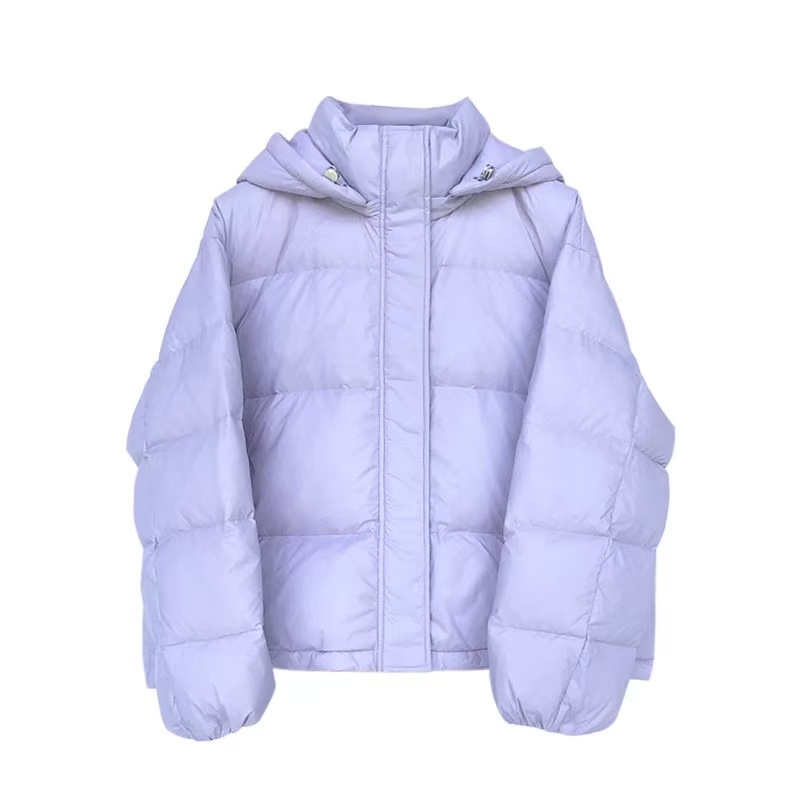 雪中精灵防寒欧若假日风长袖拉链休闲立领