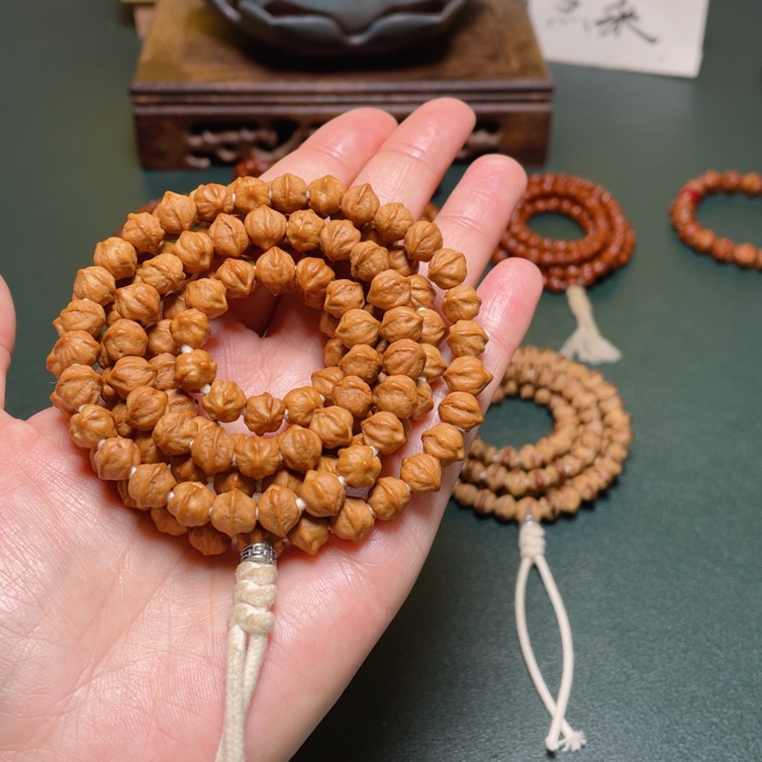 柏香籽/百香籽吊坠白牙横打长串