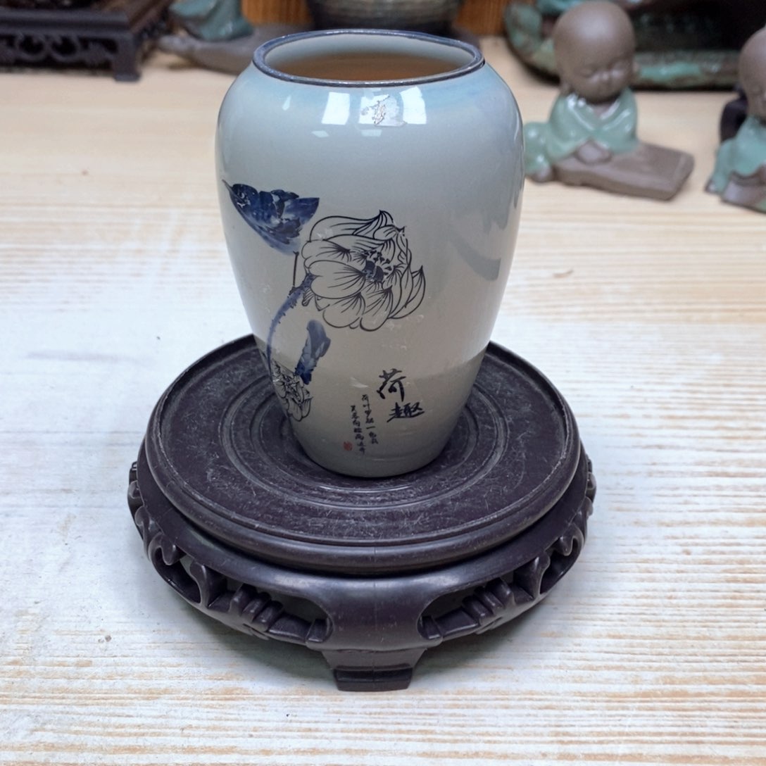 紫砂花盆陶瓷艺术花盆陶瓷