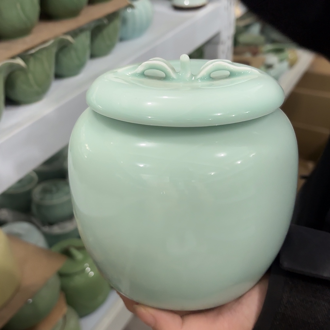龙泉云间青瓷小米茶器