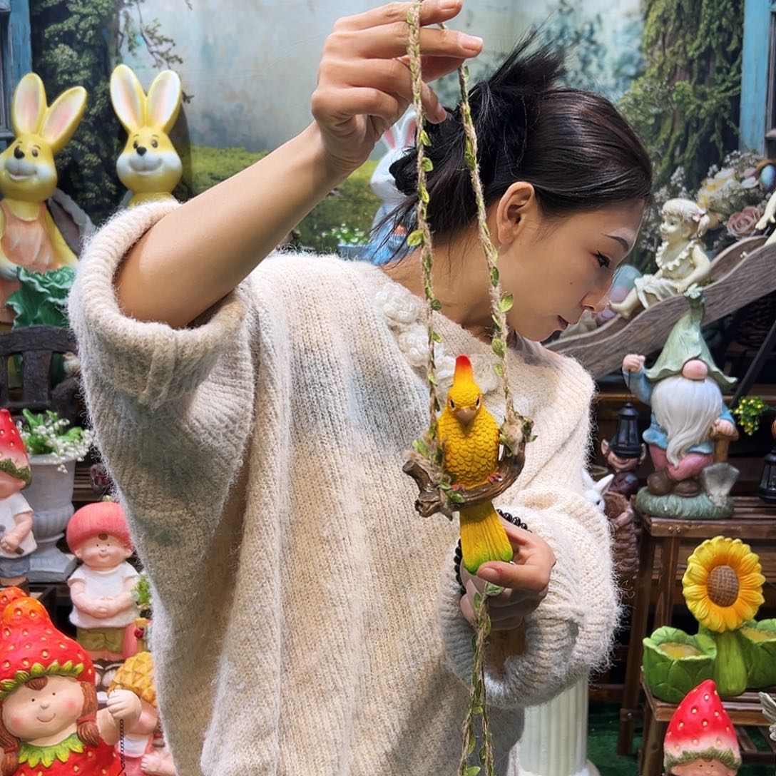 花园摆件红红火火