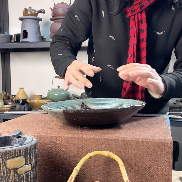 紫泥茶壶紫砂粗陶茶器