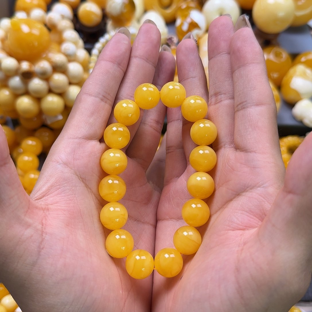 未镶嵌蜜蜡珠宝奇石同料14mm