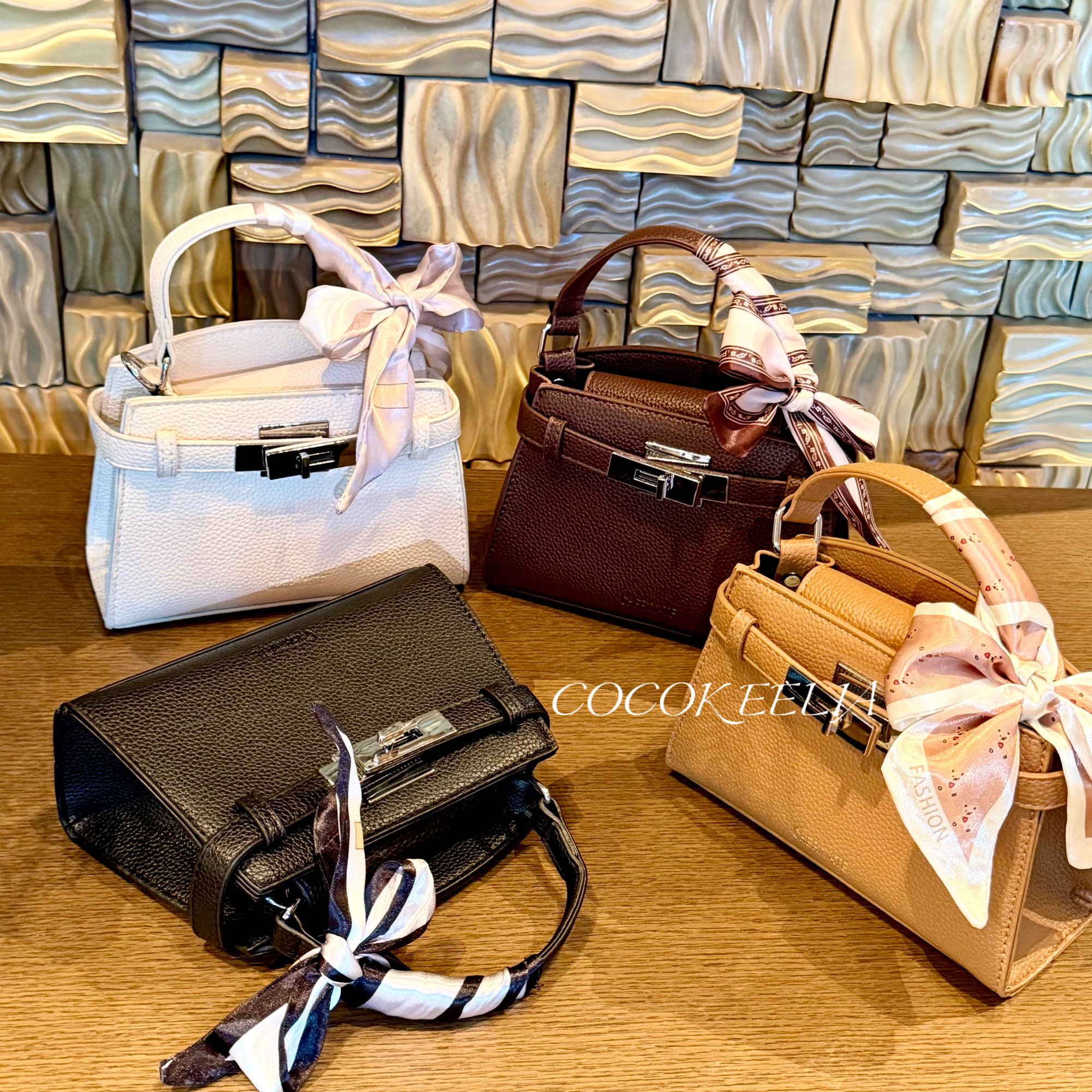 【伦敦艺术生】轻奢风网红小方包2025新款休闲潮流斜挎单肩凯莉包女