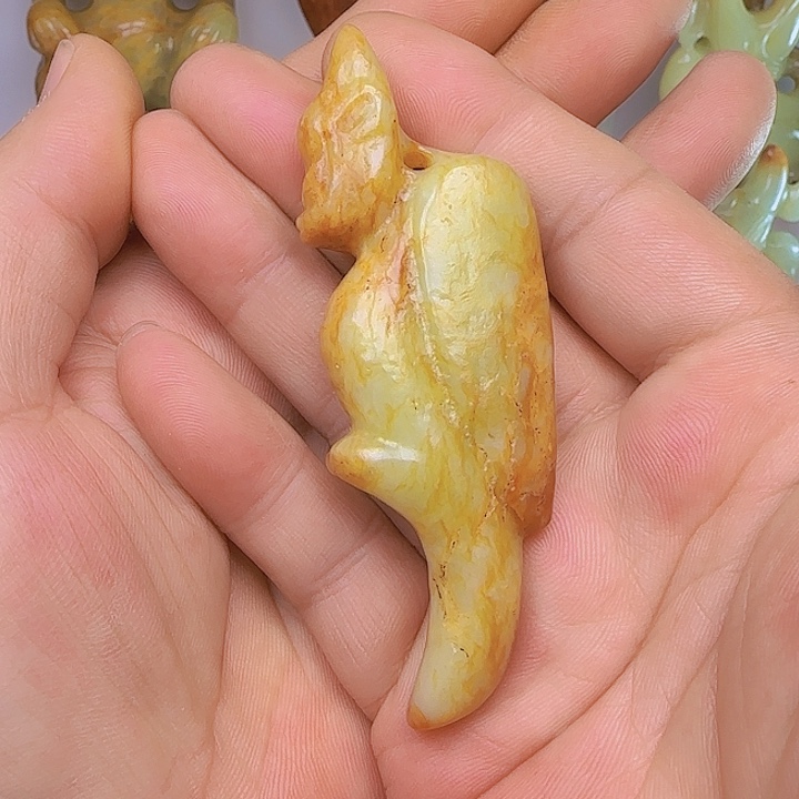 和田玉吊坠(不含链)未镶嵌