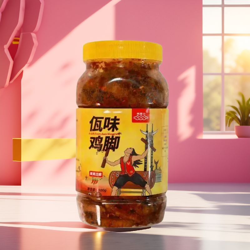 【顺丰空运】90%地区48小时送达!正品西盟山黄罐鸡脚鸡爪大杂烩