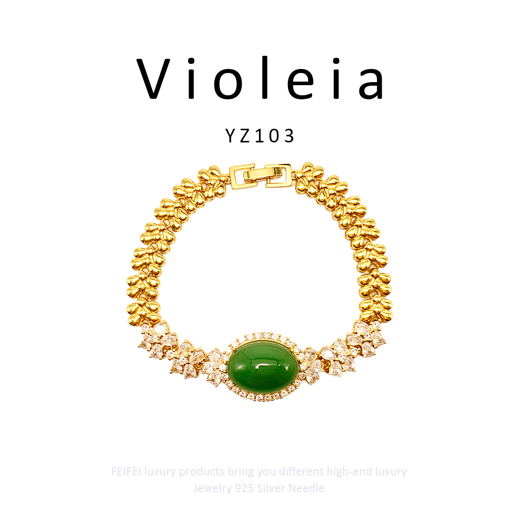 铜合金手链 【霜华凝】FEIFEI  高级轻奢手链  YZ103