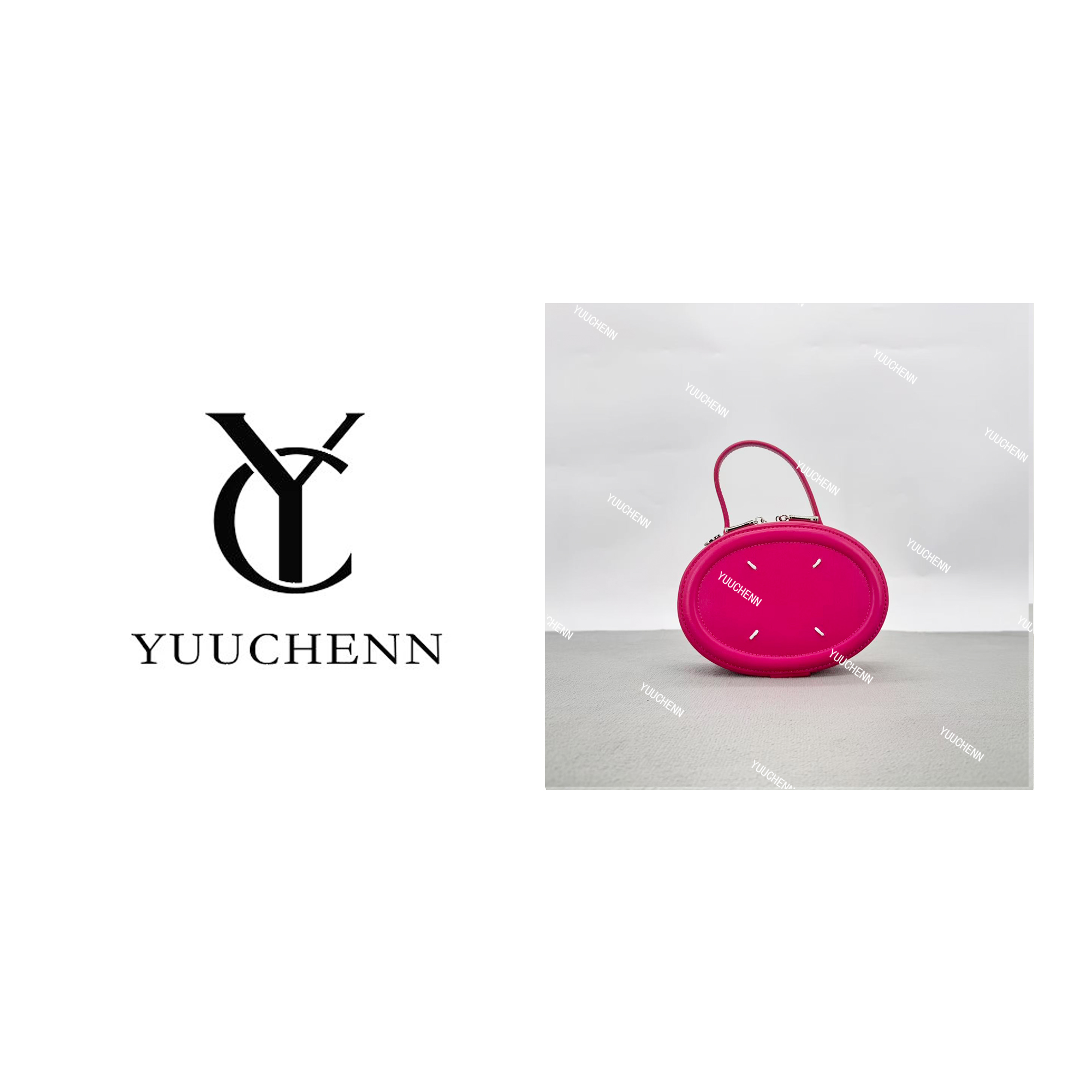 YUUCHENN/19cm原创设计高定真皮包 HH7874