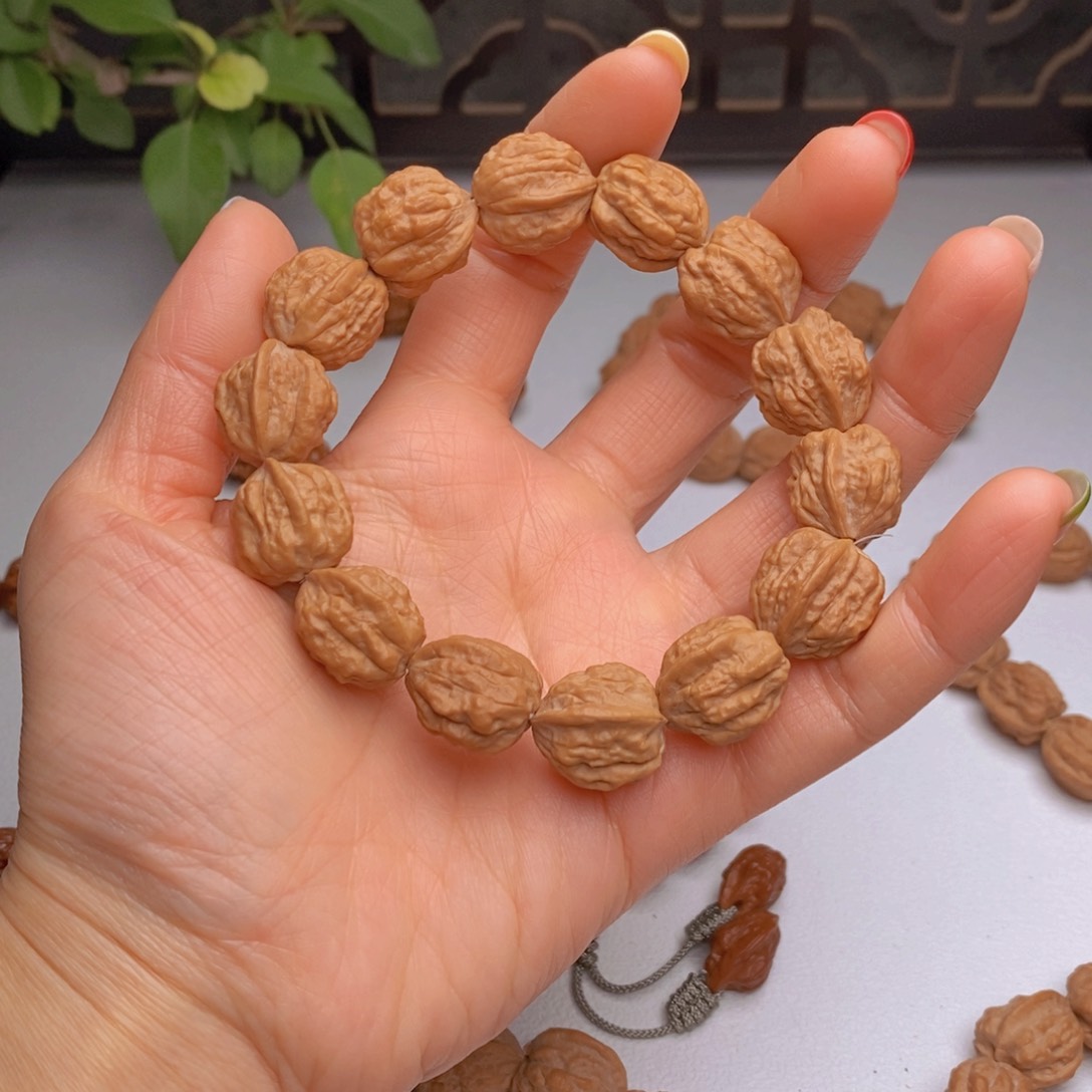 吊坠文玩核桃孤*蛤蟆头手串尺寸15