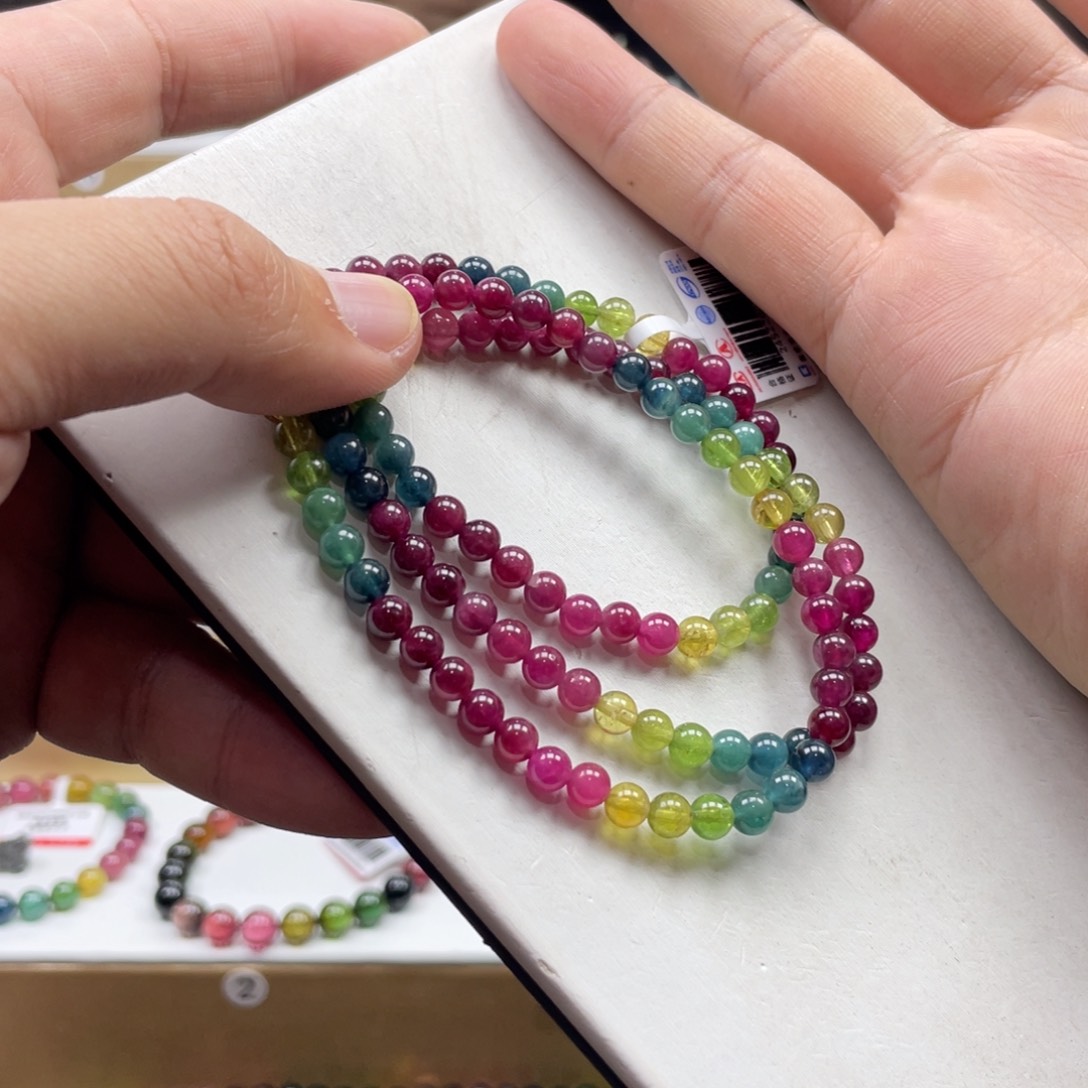 碧玺手串未镶嵌5mm.mmmmmmmmm