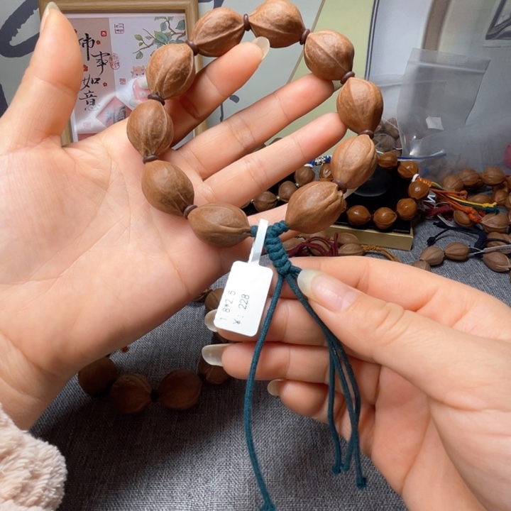 橄榄核手串/手链杨****）梅林铁核18.25