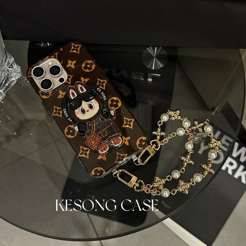 KESONG驴家亮片老花磁吸轻薄手机壳适用苹果16/1514/13手机壳