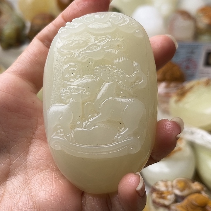 石材古青石不退换羊