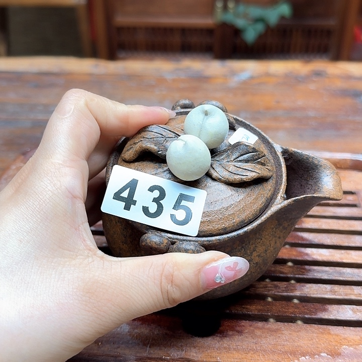 纯手工制作粗陶茶具