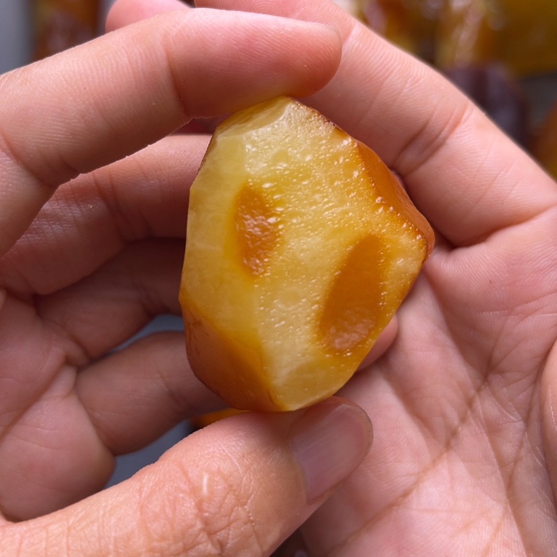 定制琥珀未镶嵌琥珀蜜蜡原石定制
