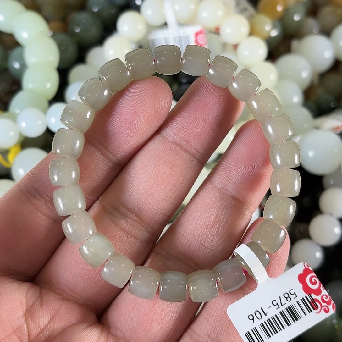 和田玉手链未镶嵌W87