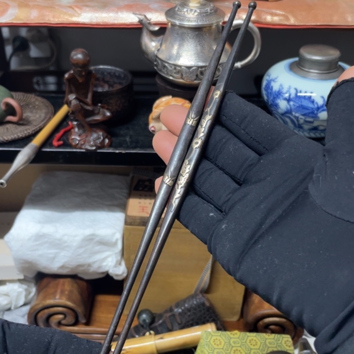 铜中古工艺品摆件