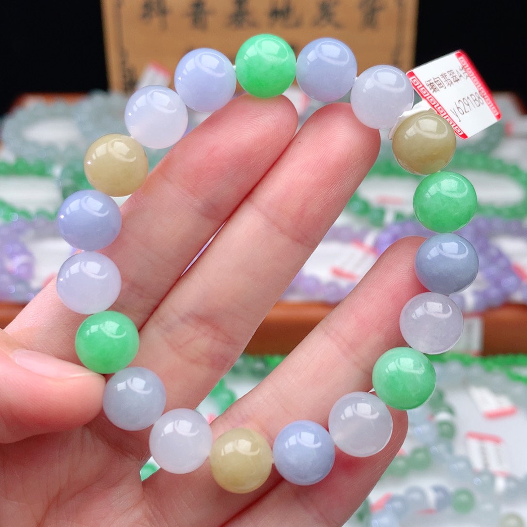 翡翠手链未镶嵌翡翠10mm