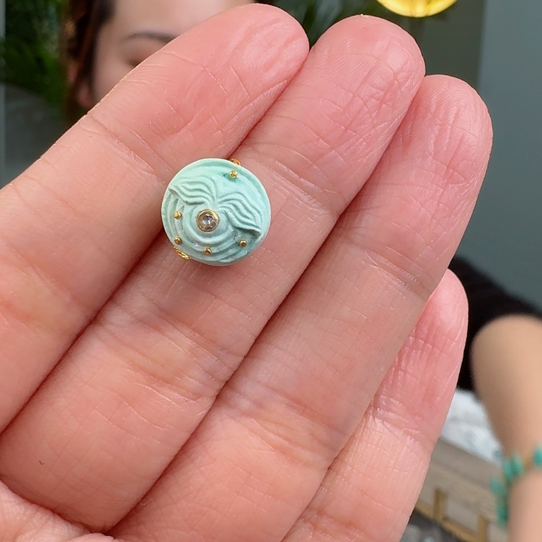 绿松石珠宝奇石未镶嵌