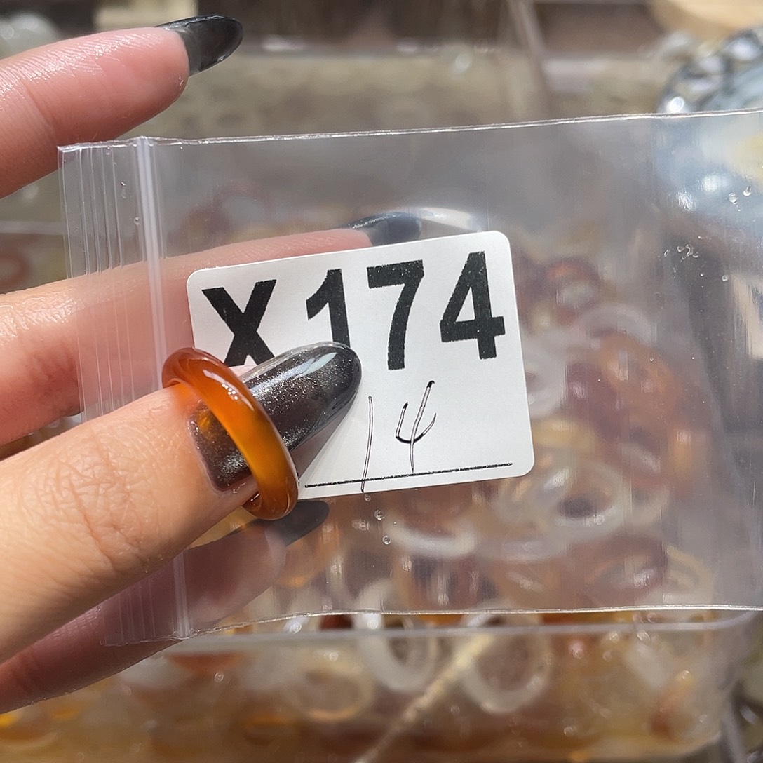 玛瑙/玉髓未镶嵌戒指175