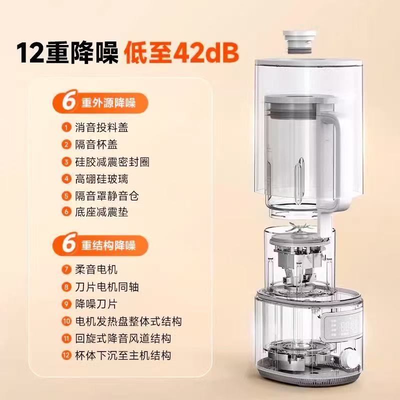 95新 Xiaomi/小米 破壁机豆浆米糊家用多功能清洗料理机超薄榨汁