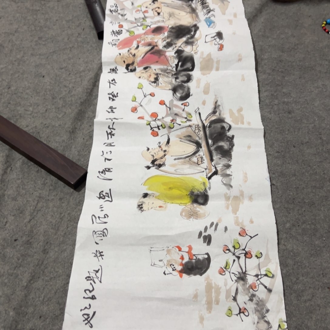 国画国画作品画心一张