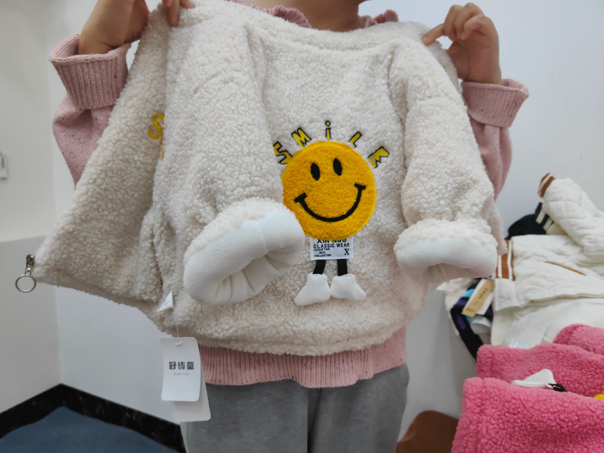 直播间福利专用童装加绒外套