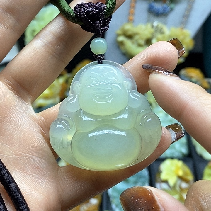 蛇纹石玉未镶嵌挂件
