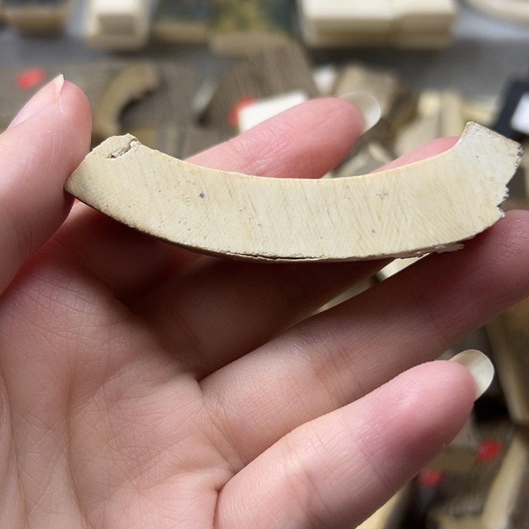 良***耳猛犸象牙手串/手链/手镯猛犸原材料边角料大块料