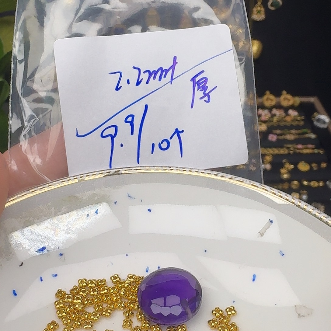 紫晶颈饰银S925镶嵌紫水晶925镶嵌51