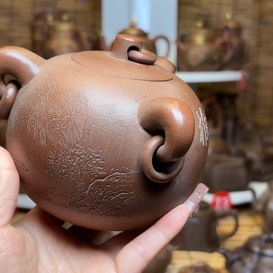 紫砂茶壶做**人紫砂老壶