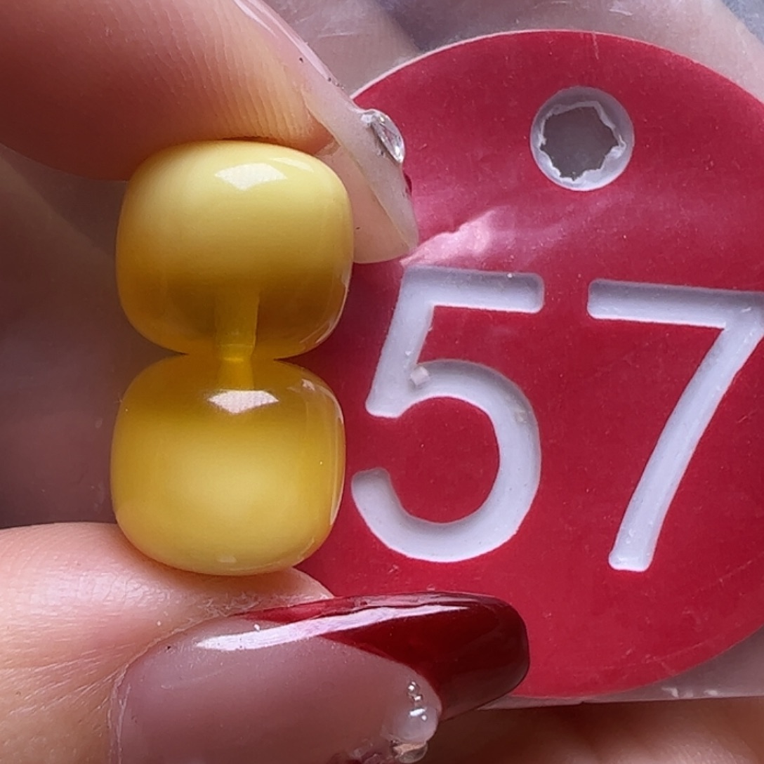 蜜蜡未镶嵌珠宝奇石10.5mm聚宝盆老型