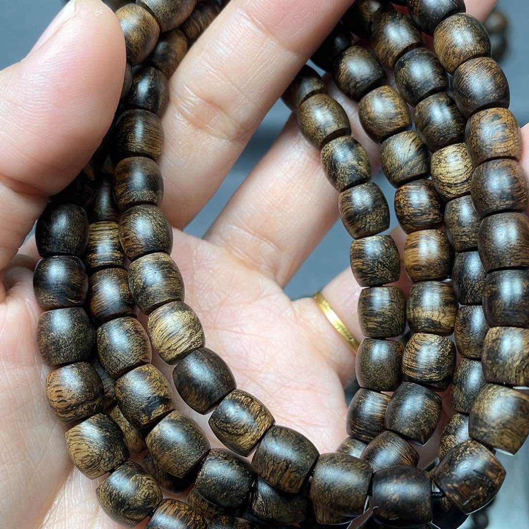 沉香手串安**吉白棋瘤疤0.8