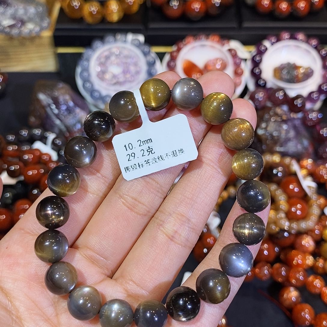 长石手链未镶嵌！****！10.2mm左右