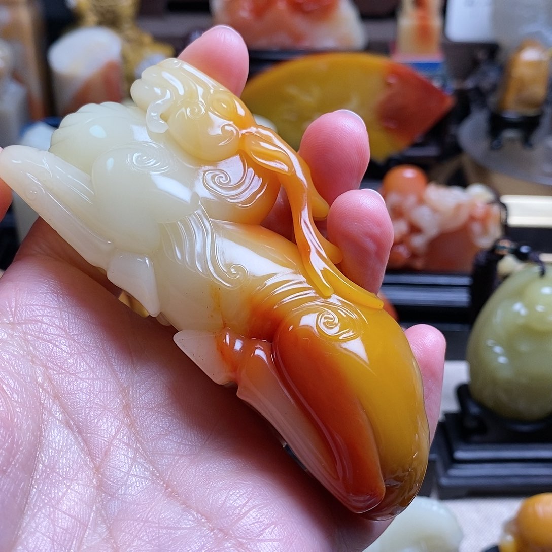 寿山石H****C结晶三彩芙蓉石111111