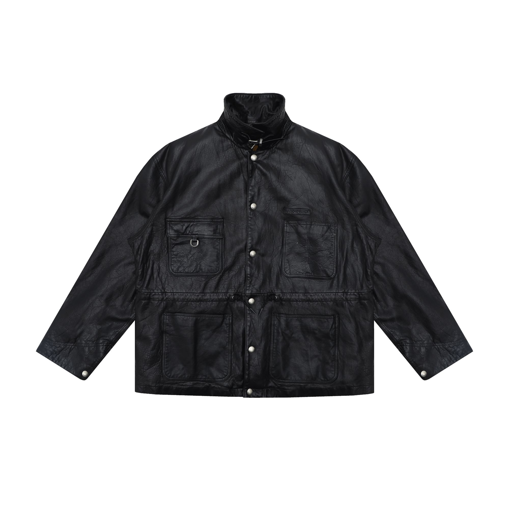 【深圳】MASONPRINCE可拆卸撞色马甲羊皮革夹克